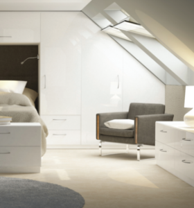 ></noscript></a></dt></dl><p> </p><h4><strong>STANDARD FURNITURE VS BESPOKE ANGLED WARDROBES</strong></h4><p>In a loft bedroom, the angled walls and ceilings as well as odd shapes limit the amount of available wall space which can be used for storage placement.</p><p>If you are searching for standard, pre made loft furniture then you will know there are many limitations to what can be achieved.</p><p>As you may know, this can be a frustrating process that includes measuring the exact sizes of the bedroom and then searching for off the shelf bedroom furniture, which you hope will fit within you room dimensions.</p><p><em><strong>Made to measure wardrobes are different….</strong></em></p><p>With a custom build service, made to measure wardrobes add sizeable benefits. With little to no limitations you can design a storage space made exactly for you!!!!</p><p>Deane work with the measurements of the room which are added to CAD software. This forms a virtual representation of the space. Deane then work with you to create a storage plan which completely caters for your requirements while optimising the design to fit perfectly within the confines of the space.</p><p>Once the design is complete and you are happy to proceed we install your design in less than 6 weeks.</p><p> </p></div></div></div></div></div></div><div class=